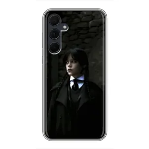 Чехол с дизайном Венздей 2 на Samsung Galaxy A35 (5G) (Темный стиль Уэнздей)
