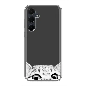 Чохол на Самсунг Ґалаксі А35 (5Ж) з Котиками (VPrint) (Виглядає котик)