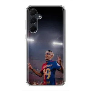 Чехол с футболистом Ламин Ямаль Samsung Galaxy A35 (5G) (Ямаль на стадионе)