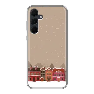 Новогодние, Праздничные Чехлы для Samsung Galaxy A35 (5G) - 2024 год (Зимний город)