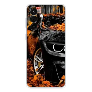 Чохли з Машинами на Galaxy A36 5G (VPrint) (Чорна Машина)