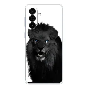 Чохли з картинкою животних Samsung Galaxy A36 5G (Чорний ЛЕВ)