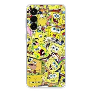 Чохол Губка Боб для Galaxy A36 5G (Емоції Спан Боба)