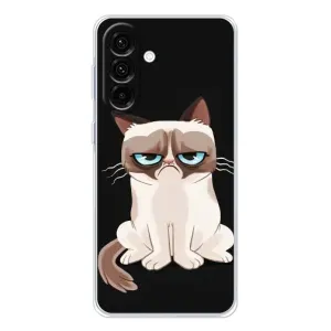 Чохол з принтом для Samsung Galaxy A36 5G (AlphaPrint) Модні коти (Сумний кіт)