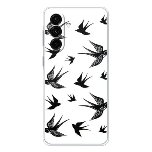 Чохол з пташками на Samsung Galaxy A36 5G (VPrint) (Ластівки)