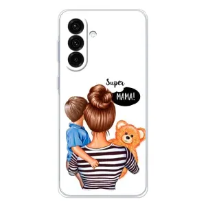 Чохол з друком для Samsung Galaxy A36 5G - (Мама з дитинкою) (AlphaPrint) (Мама з синочком)