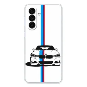 Чехол для Гелекси А36 5G - с принтом БМВ (AlphaPrint) (Машина БМВ)