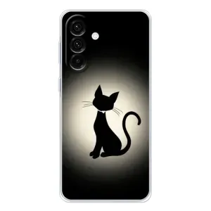 Чохол з принтом для Samsung Galaxy A36 5G (AlphaPrint) Модні коти (Силует котика)
