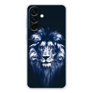 Чохол з картинкою ЛЕВ для Samsung Galaxy A36 5G (VPrint) (Синій Лев)