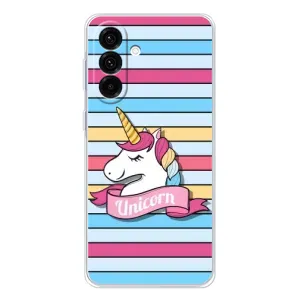 Чехол для Гелекси А36 5G - (Единорожки - Новинки) (AlphaPrint) (Unicorn)