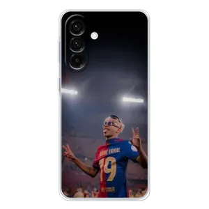 Чехол с футболистом Ламин Ямаль Samsung Galaxy A36 5G (Ямаль на стадионе)