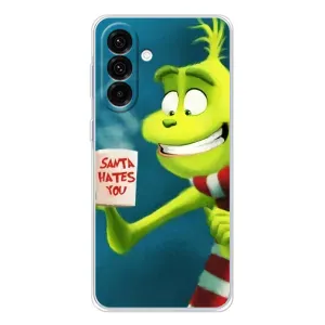 Різдвяні Чохли для Samsung Galaxy A36 5G (VPrint) (Зелений Грінч)