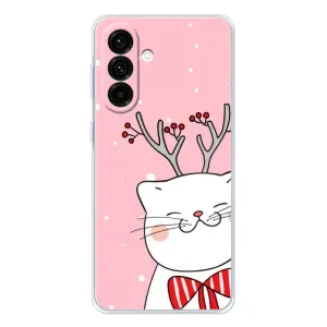 Новорічні Чохли для Galaxy A36 5G (VPrint) (Зимовий кіт)