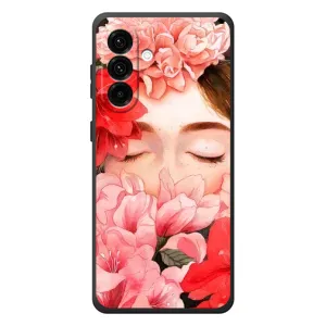 Чехлы (ART) Цветы на Samsung Galaxy A37 (VPrint) (Глаза в цветах)