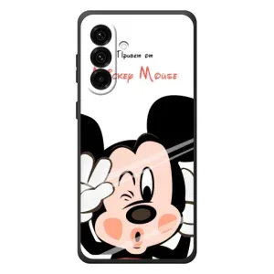 Эксклюзивный чехол для Samsung Galaxy A37 (AlphaPrint - Мультяшные) (Маус Микки)
