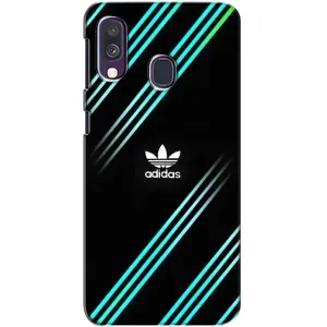 Чохли Адидас для Samsung Galaxy A40 2019 (A405F) (AlphaPrint) (Адідас з полосами)