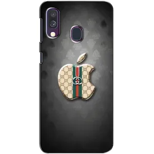 Чехлы ГУЧЧИ для Самсунг А40 (2019) (AlphaPrint) (Apple gucci)