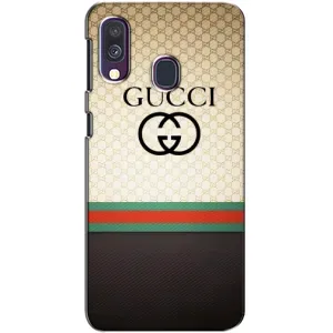 Чехлы ГУЧЧИ для Самсунг А40 (2019) (AlphaPrint) (GUCCI стиль)