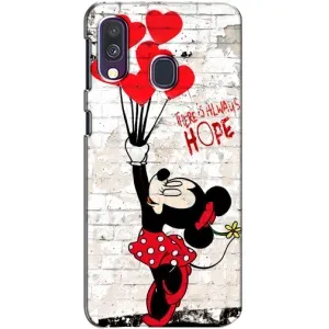 Чехол Disney Mouse Samsung Galaxy A40 2019 (A405F) (PREMIUMPrint) (Heart Minni)