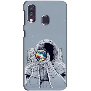 Чохол NASA для Samsung Galaxy A40 2019 (A405F) (AlphaPrint) (Космонавт фото)