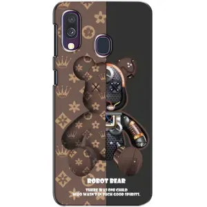 Круті Чохли Луі Віттон для Samsung Galaxy A40 2019 (A405F) (AlphaPrint) (Ведмідь Луі Вітон)