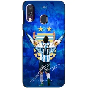 Чехлы Месси для Samsung Galaxy A40 2019 (A405F) (AlphaPrint) (Месси Аргентина)