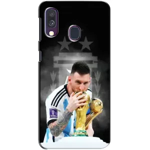 Чехлы для Samsung Galaxy A40 2019 (A405F) (Leo чемпион) (AlphaPrint) (Месси Чемпион)