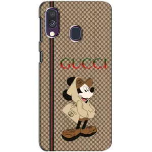 Чехлы ГУЧЧИ для Самсунг А40 (2019) (AlphaPrint) (Mickey GUCCI)