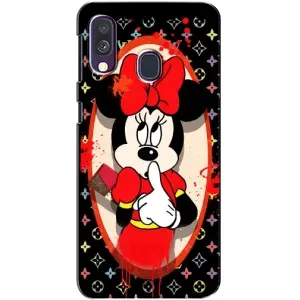 Чехол Disney Mouse Samsung Galaxy A40 2019 (A405F) (PREMIUMPrint) (Минни Маус ЛВ)
