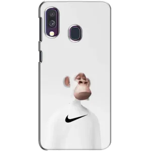 Чехлы с Обезьянами NFT для Samsung Galaxy A40 2019 (A405F) (AlphaPrint) (обезьяна NFT Nike)