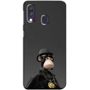Чехлы с Обезьянами NFT для Samsung Galaxy A40 2019 (A405F) (AlphaPrint) (Обезьяна NFT)