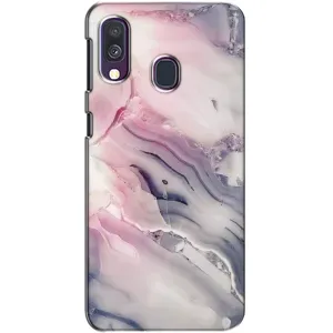 Мраморний чехол на Samsung Galaxy A40 2019 (A405F) (VPrint) (Пурпурний Мрамор)