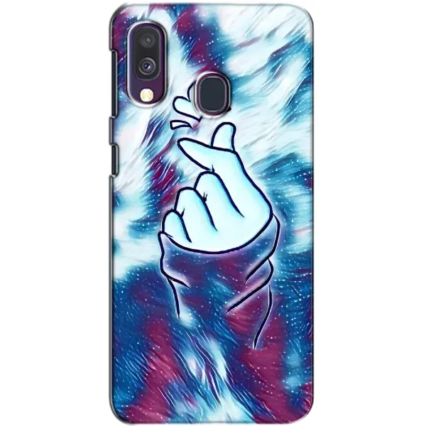 Чохол з принтом «Радужне серце» для Samsung Galaxy A40 2019 (A405F)