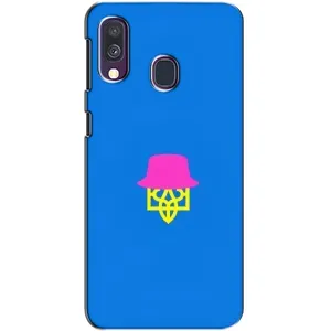 Чехлы для Samsung Galaxy A40 2019 (A405F)  Укр. Символика (AlphaPrint) (Шапка на гербу)