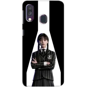 Чохли Венсдей на Samsung Galaxy A40 2019 (A405F) Уенсдей (AlphaPrint) (W-Wednesday)