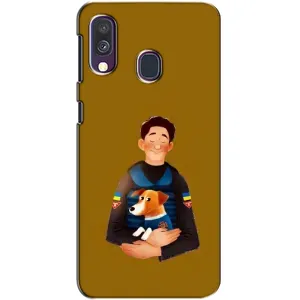 Чехлы с картинкой собаки Патрон для Samsung Galaxy A40 2019 (A405F) (AlphaPrint) (ЗСУ Патрон)