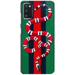 Чехлы ГУЧЧИ для Самсунг А41 (AlphaPrint) (Gucci змия)