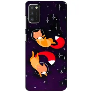 Чохли з картинкою Лисичка для Samsung Galaxy A41 (A415) (VPrint) (Лисички космонавти)