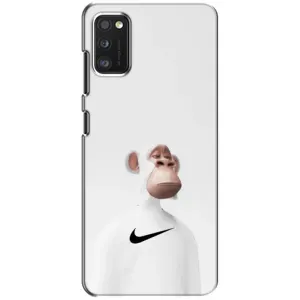 Чехлы с Обезьянами NFT для Samsung Galaxy A41 (A415) (AlphaPrint) (обезьяна NFT Nike)