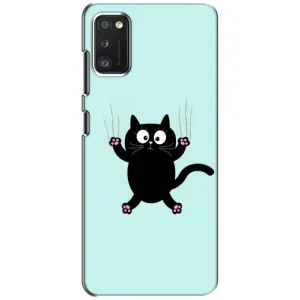 Чохол з принтом для Samsung Galaxy A41 (A415) (AlphaPrint) Модні коти (Падаючий кіт)