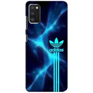 Чохли Адидас для Samsung Galaxy A41 (A415) (AlphaPrint) (Синій Адідас)