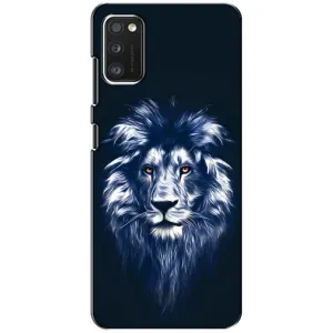 Чохол з картинкою ЛЕВ для Samsung Galaxy A41 (A415) (VPrint) (Синій Лев)