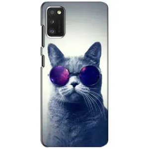 Чохол з принтом для Samsung Galaxy A41 (A415) (AlphaPrint) Модні коти (Стильний кіт)
