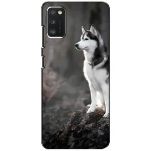 Чохол з Хаскі Samsung Galaxy A41 (A415) - (AlphaPrint) (Вірний собака)