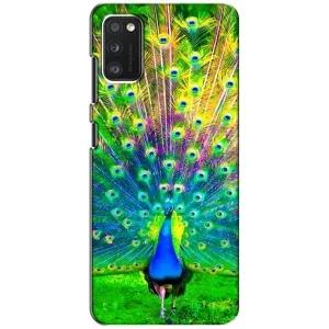 Чохол з пташками на Samsung Galaxy A41 (A415) (VPrint) (Яскравий Павлин)
