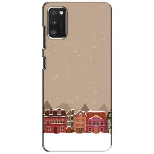 Новогодние, Праздничные Чехлы для Samsung Galaxy A41 (A415) - 2024 год (Зимний город)