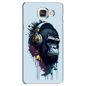 Чохол з Мавпами Samsung Galaxy A5 2016 / A5100 / A510F - (AlphaPrint) (Горила в навушниках)
