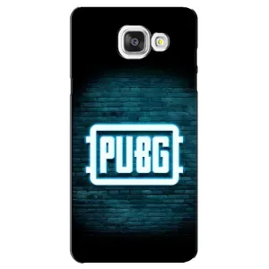 Чехол PUBG для Самсунг А5 2016, А5100, А510Ф (AlphaPrint) (Лого PUBG)