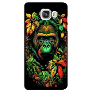 Чохол з Мавпами Samsung Galaxy A5 2016 / A5100 / A510F - (AlphaPrint) (Мавпа в квітах)