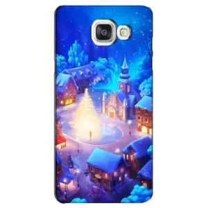 Різдвяні Чохли для Samsung Galaxy A5 2016 / A5100 / A510F (VPrint) (Різдвяне місто)